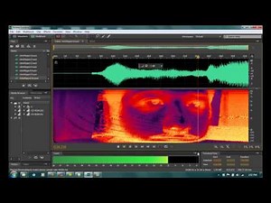 My face as a spectrogram
