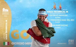 7.9K views · 938 reactions | GIORGIO MINISINI NELLA STORIA! Oltre ogni pregiudizio, tre volte campione del mondo e oggi campione d’Europa 磊Giorgio Minisini  賂Fernando Diaz Del Rio  雷 Ivan Martinovic  #europeanchampionship #artisticswimming | Federazione Italiana Nuoto | Facebook