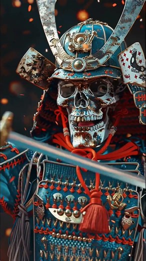 a detailed skeleton samurai warrior #prompt