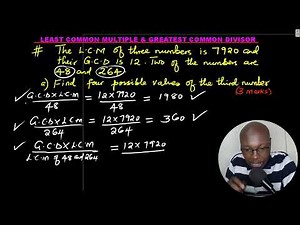 How to solve a problem on least common multiple(LCM) and Greatest common divisor(GCD/HCF)