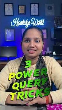 🔥3 Power Query Tricks 😎 Power Query In Excel #shorts #excel #powerqueryeditor #computer
