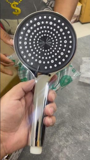 3-D hand shower unboxing ￼