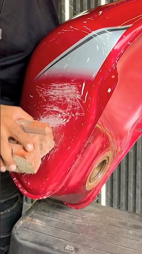 Hayabusa ke Tank SCRATCHed !! PPF ke advantages 🔥 #ppf #hayabusa #tank