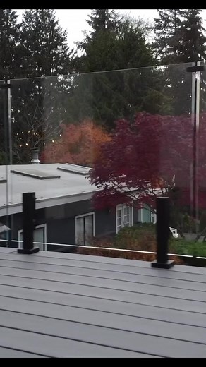 45K views · 1.4K reactions | DIY Glass Deck Railing! #diy #glassrailing #railings #viewrail #sponsored | BYOT | Facebook