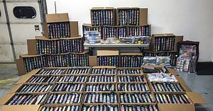 Over half a million marijuana vapes seized in the U.S. in the last 2 years