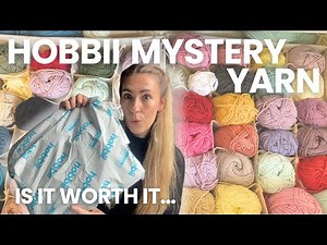 HOBBII MYSTERY ACRYLIC YARN BAG…Is it Worth It? Acrylic Yarn Bundle