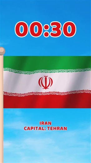 🇮🇷 30 Second Timer with Iran National Anthem | تایمر ۳۰ ثانیه‌ای سرود ملی ایران ⏳🎵 #Shorts