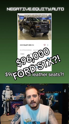 Today I found a $96,000 ford STX that only had a lift kit and leather seats. Would you buy this? #cars #cartok #ford #fordf150 #chevy