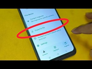 How to Save Google Contacts as a VCF File | Easy Export Guide