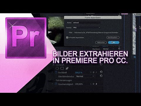 Premiere Pro CC - Bilder extrahieren. (1080p)