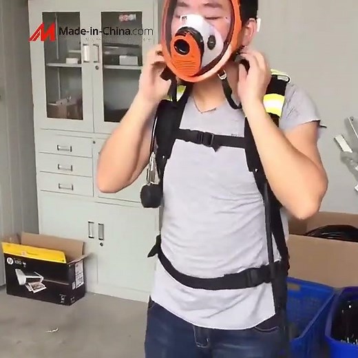 60 mins fire fighting oxygen breathing apparatus SCBA for fireman