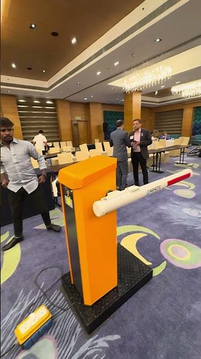 Boom Barrier with non breakable arm or Openable boom arm technology | Magnetic Toll Pro | Gaido