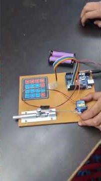 Installing security key #arduino #technology #electronics #arduinoproject #electricalengineering