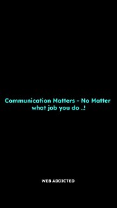 123K views · 12K reactions |  Communication Matters – No Matter What...