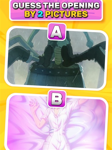 Guess the Anime Opening by 2 Pictures - Part 5