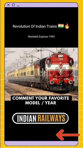 Evolution of Out Engines in 60 Sec.🚆 | From Steam to Modern Trains