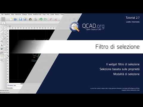 QCAD - 2.7 Filtro di selezione