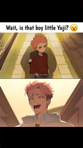 Wait, is that boy little Yuji? 😮 #jjk #jujutsukaisen #gojo #sukuna #yuji #animeedit