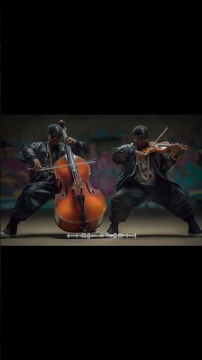 【String Hip Hop】– Double Bass & Violin Shadow Conversation