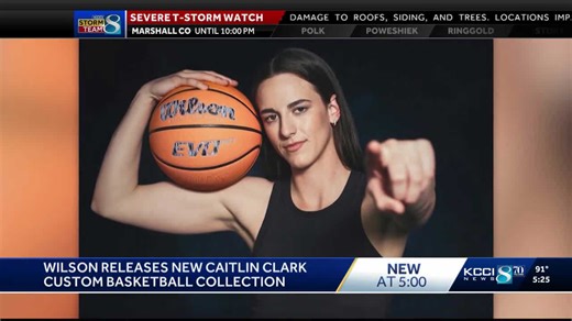 Wilson releases new Caitlin Clark custom basketball collection