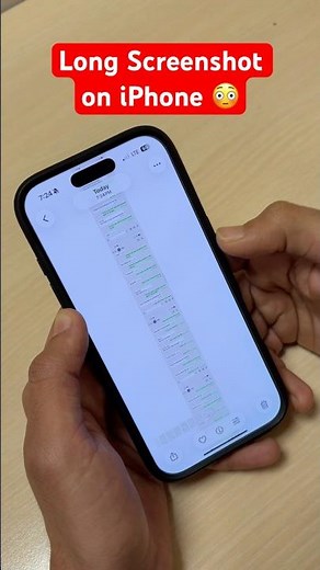 Long Screenshot on iPhone 😳#ios #iostips #iphone #iostricks #apple #tech #tutorial #iostricks