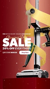 20% OFF EVERYTHING in our Boxing Day Sale✨ Savings across Floorcare, Garden Tools, Power Tools and our NEW Hair Care. | Gtech