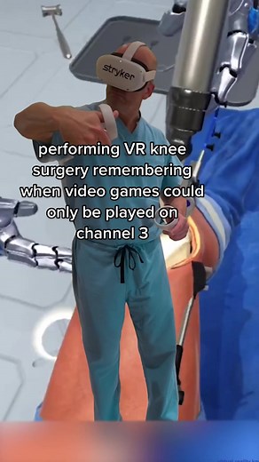 Tried VR Surgery⁉️#imgoingthroughchanges #kneesurgeon #surgerytiktok