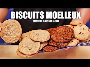 Recettes de Cookies maison | Pépites de chocolat facile | Croustillants, moelleux et gourmands