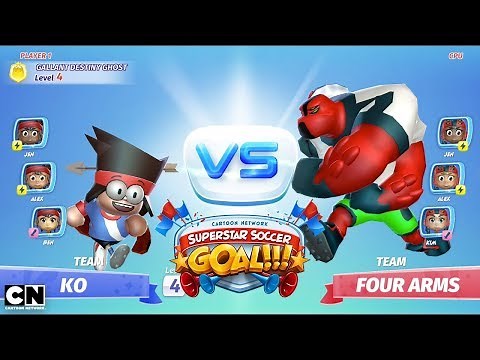 Superstar Soccer | Game Walkthrough | Cartoon Network