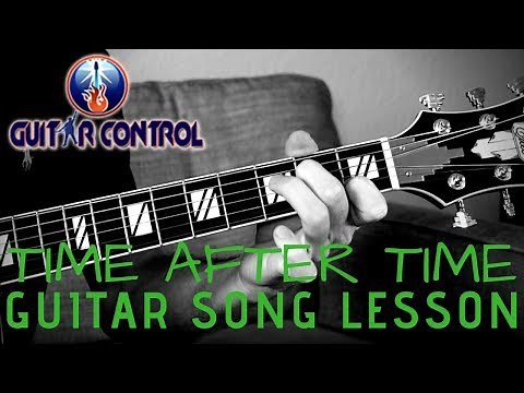 How To Play "Time After Time" On Acoustic Guitar - Guitar Song Lesson On Eva Cassidy's Version