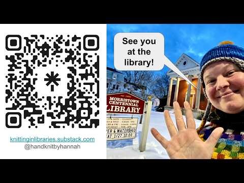 My quest to read, write, and knit in every public library in Vermont.