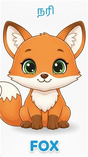 learn animals for Kids | Animal Names in Tamil | Learning #Shorts #விலங்குகள் #learning