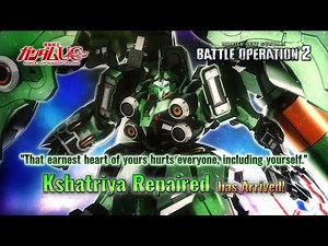 MOBILE SUIT GUNDAM BATTLE OPERATION 2 - Kshatriya Repaired Trailer