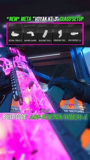 New 𝙈𝙀𝙏𝘼 "VOYAK KT-3" Class on Warzone 🔥 #callofduty #blackops7 #warzone #cod #classsetup