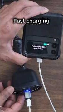 Car Cigarette Lighter Splitter , Voltmeter, Dual USB QC3.0, Type-C #tech #automobile #smartphone