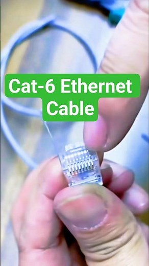 How to crimp Cat-6 Ethernet Cable I#rj45 Connector #ethernetcable#crimping