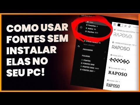 Nunca mais Instale Fontes no seu PC e deixe ele muito Rápido com Font Base!