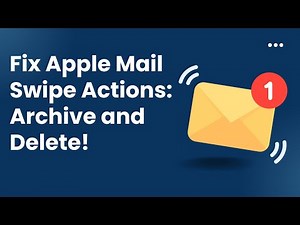 Fix Apple Mail Swipe Actions: Choose Between Archive and Delete!