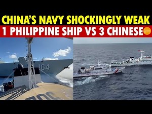 1 Philippine Coast Guard Ship Battles 3 Chinese Warships—China’s Naval Strength Is Shockingly Weak