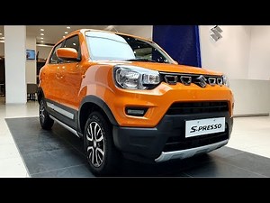 Maruti Suzuki S-Presso VXI+ Top Model Accessories FULL Detailed Review - Colour, Interiors, Features