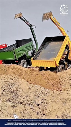 Excavator Soil Unloading Machine Innovation - Load and unload material completely independently