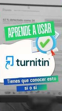 Conoce cómo usar turnitin y cómo funciona para tu tesis #tesis #asesoriadetesis #turnitin