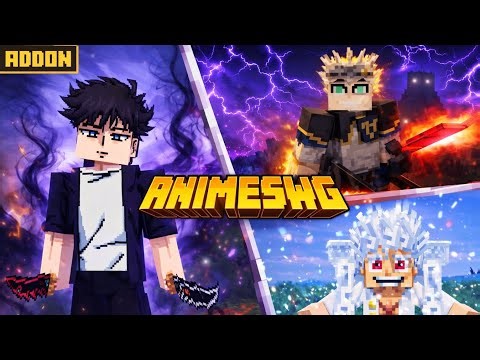 THIS ANIME ADDON FOR MINECRAFT BE/PE IS INSANE 🔥 | ANIMES WG MCPE 1.