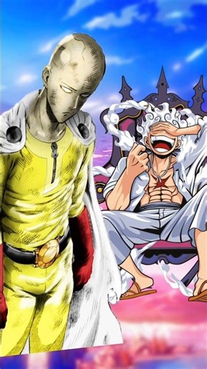 Can Gear 5 Reality Bending Stop a Serious Punch? 🌌 #amv #saitama #luffy #animevs