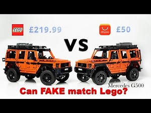 Nice try! Lego Mercedes G500 vs cheap AliExpress copy