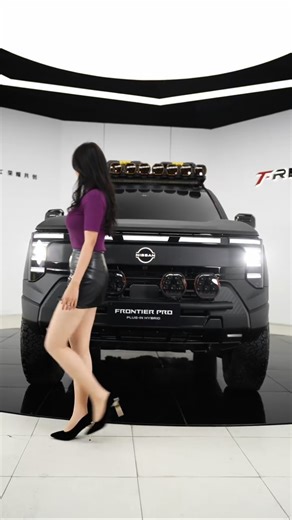 Nissan Frontier Pro a dual-mode pickup truck with diesel and plug-in hybrid #shorts #nissan