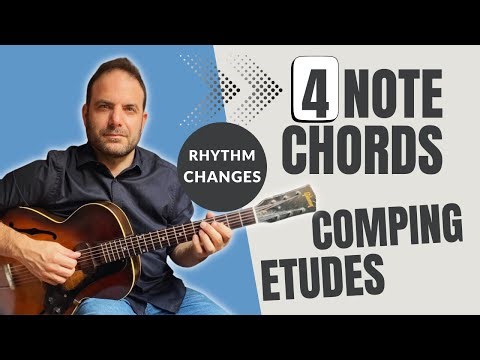 4 - NOTE COMPING / Jazz Guitar Etudes + FREE PDF