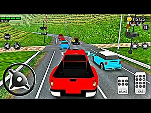 Red Hot Pickup Truck Parking Mastery | Parking Frenzy 2.0 3D Game Gameplay | Android iOS