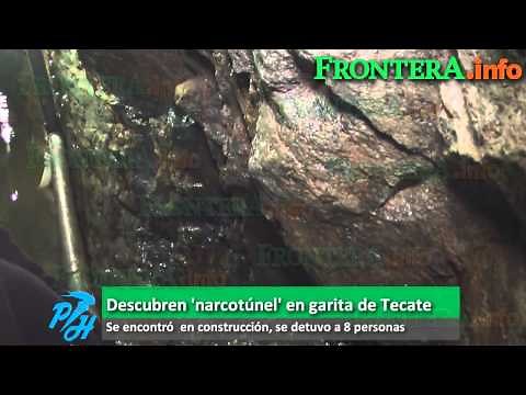 Drug tunnel discovered at Tecate border crossing