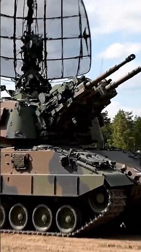 German Army's Gepard (Self-Propelled Anti-Aircraft Gun)